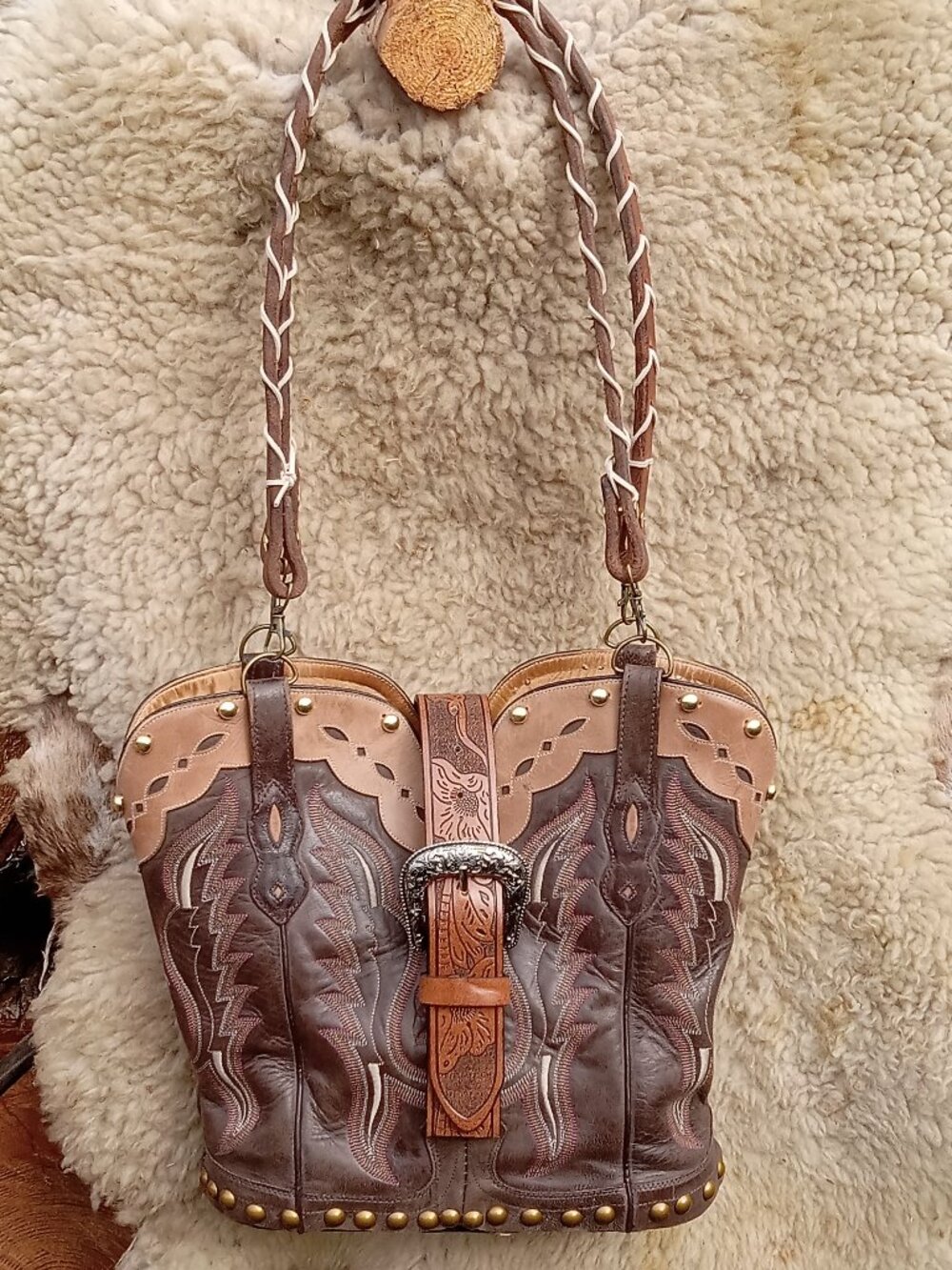 Vintage Cowgirl Boot Purses